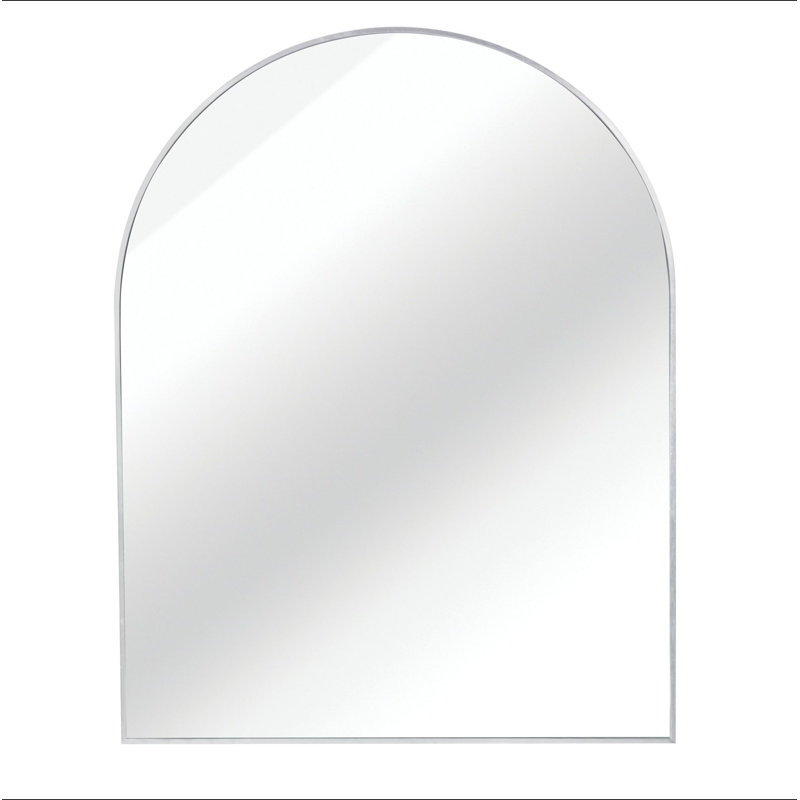 Miroir de salle de bain, Argent argent, 36 po x 30 po