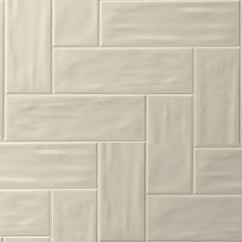 Sarasota 4X12 Ceramic Subway Wall Tile, Bone