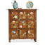 Buffet en bois manufacturé brun foncé foncé