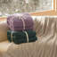 Double Stitch 100% Cotton Soft Knit Throw for Couch Geometric Pattern-108939590-108939588