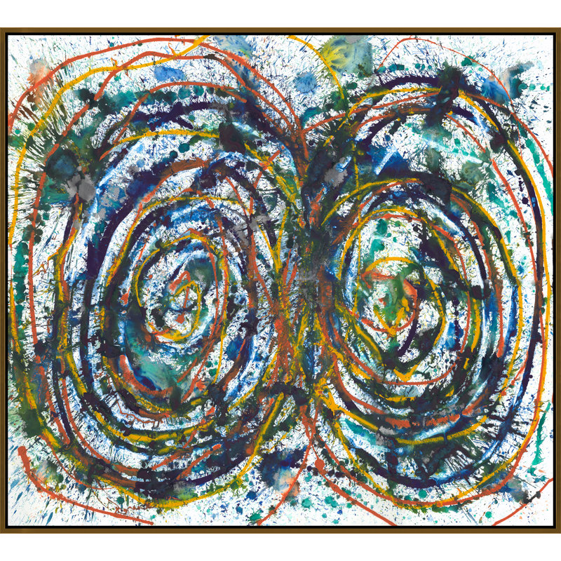 Infinity XVIII Painting by Danielle Davis, Gold Framed