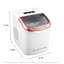 Frigidaire, 26 lb Machine à glace de comptoir rétro, glace en forme de balle, blanc avec or rose-116196118
