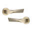 1 Pair Modern Aura Design Premium Door Handles on Round Rose