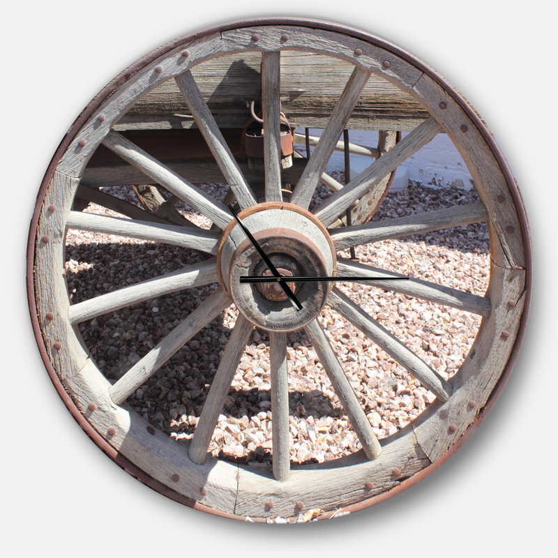 Horloge murale Swigart Farmhouse Designart, Grand
