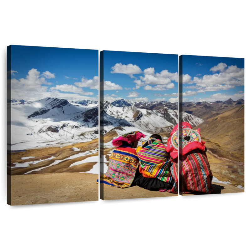 Nicci Natives Of Cusco, 14" H x 23" W