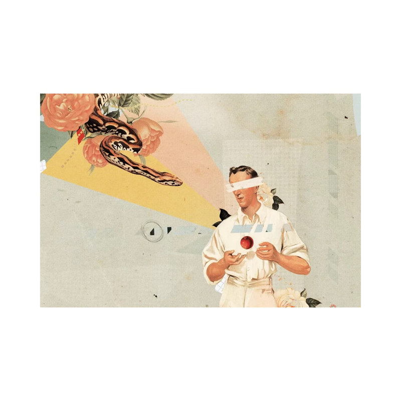 A by Heather Landis - Wrapped Canvas Print, 20.32 cm H x 30.48 cm W