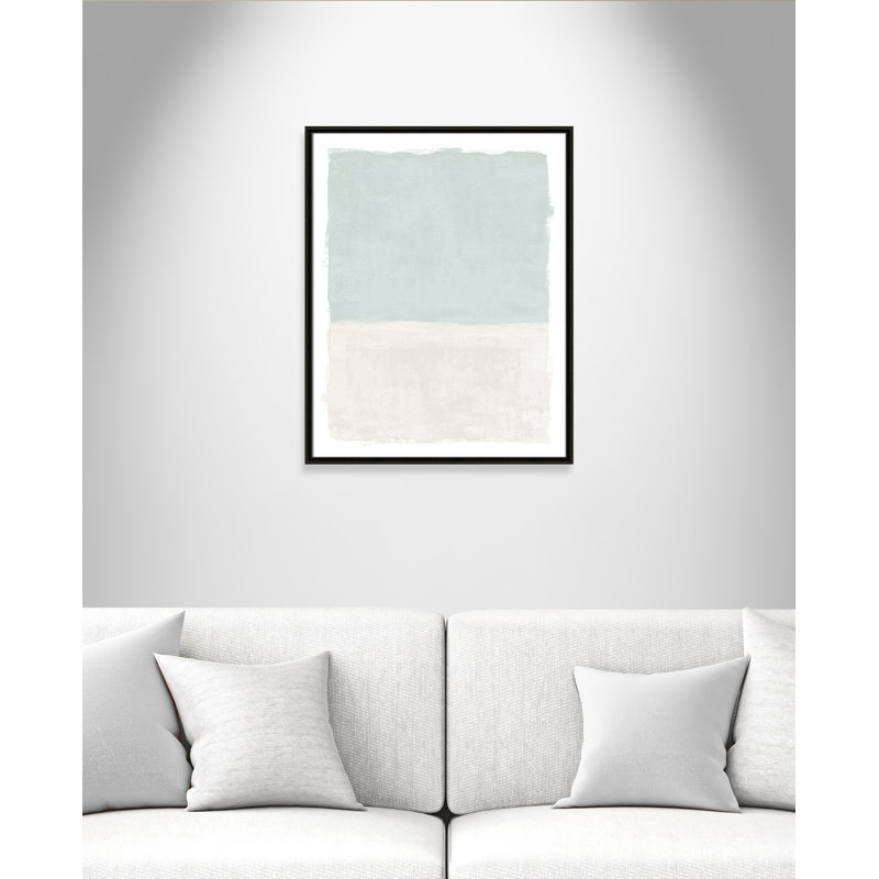 «Ocean Tides I Print» par Natalie Carpentieri, 23.5'' W x 29.5'' H, Flottant espresso