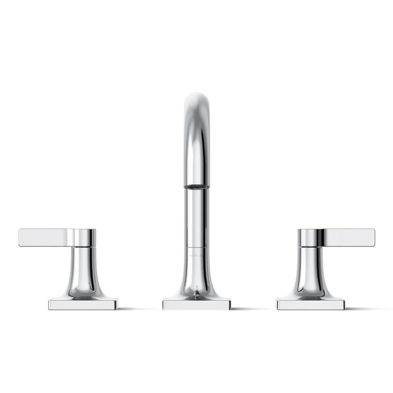 Venza Widespread Bathroom Sink Faucet 1.2 GPM, Polished Chrome
