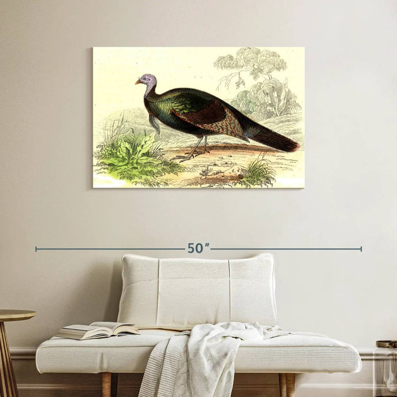 Brampt Wild Turkey, 26" H x 39" W