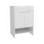 Meuble-lavabo avec lavabo, 2 portes, 2 tablettes