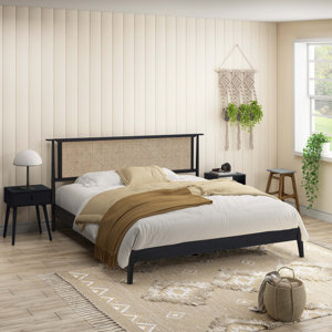 https://assets.wfcdn.com/im/61213848/resize-h300-w300%5Ecompr-r85/2664/266408515/Ruby+Wooden+Bed+Frame+With+Headboard+And+Natural+Rattan%2C+1000+Lb+Capacity.jpg