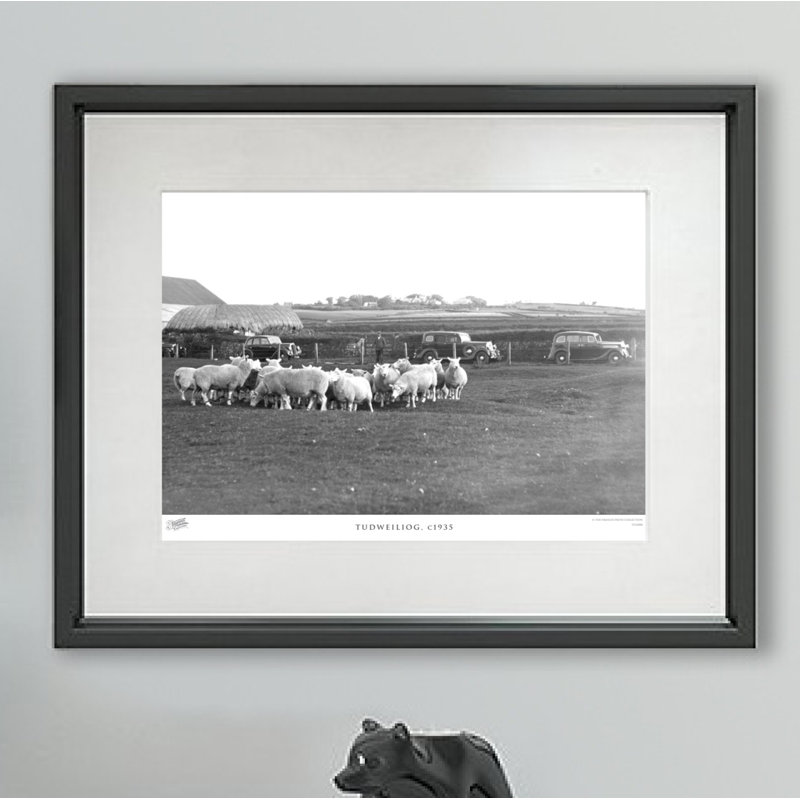 Tudweiliog, C1935 1 Piece Single Picture Frame Wall Art, 40cm H x 50cm W x 2.3cm D