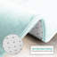 Ultra-soft, absorbent viscoelastic foam mat with non-slip backing-273691258