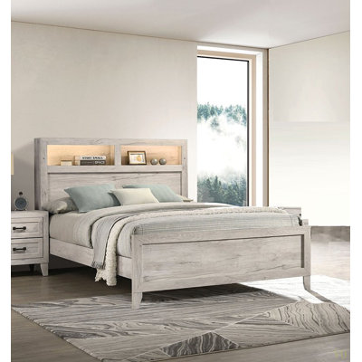 Lit simple pour grand lit 1pc avec tablettes et meubles contemporains
