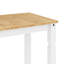Aariah 6 - Person Pine Solid Wood Patio Dining Set Table,-562348374