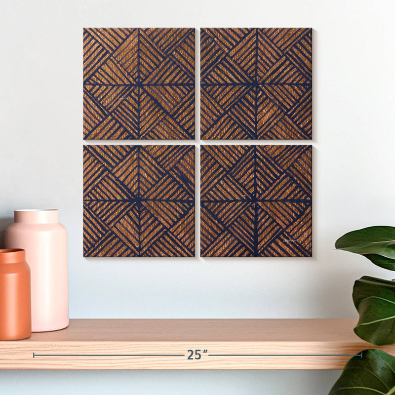Copper Pattern, 18" H x 18" W