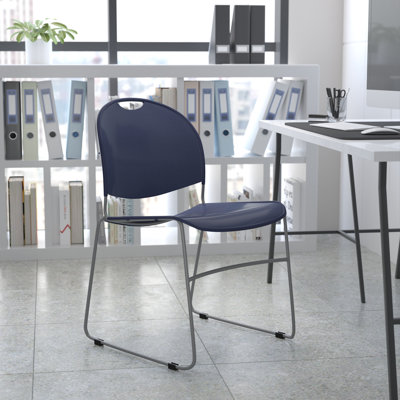 Gaea Armless Ultra Compact Stackable Chair