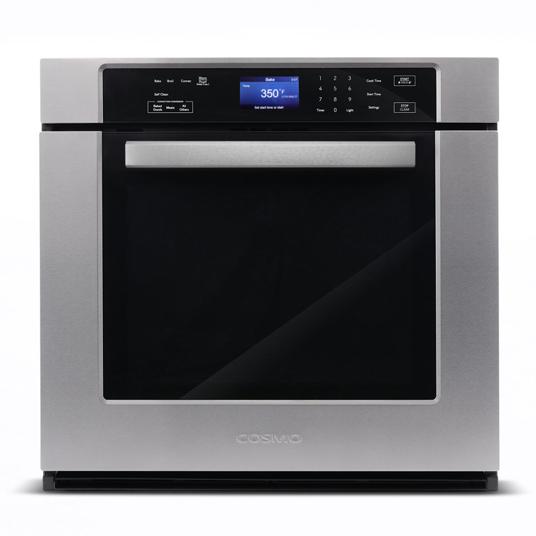 Cosmo 30 in. Haven Collection 5 cu. ft. Electric Wall Oven with True European Convection and Self Cleaning in Stainless Steel
