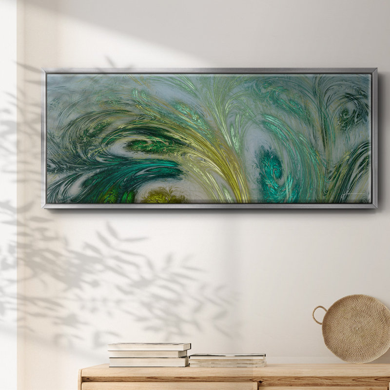 Altitude V- Framed Canvas, 24" H x 60" W