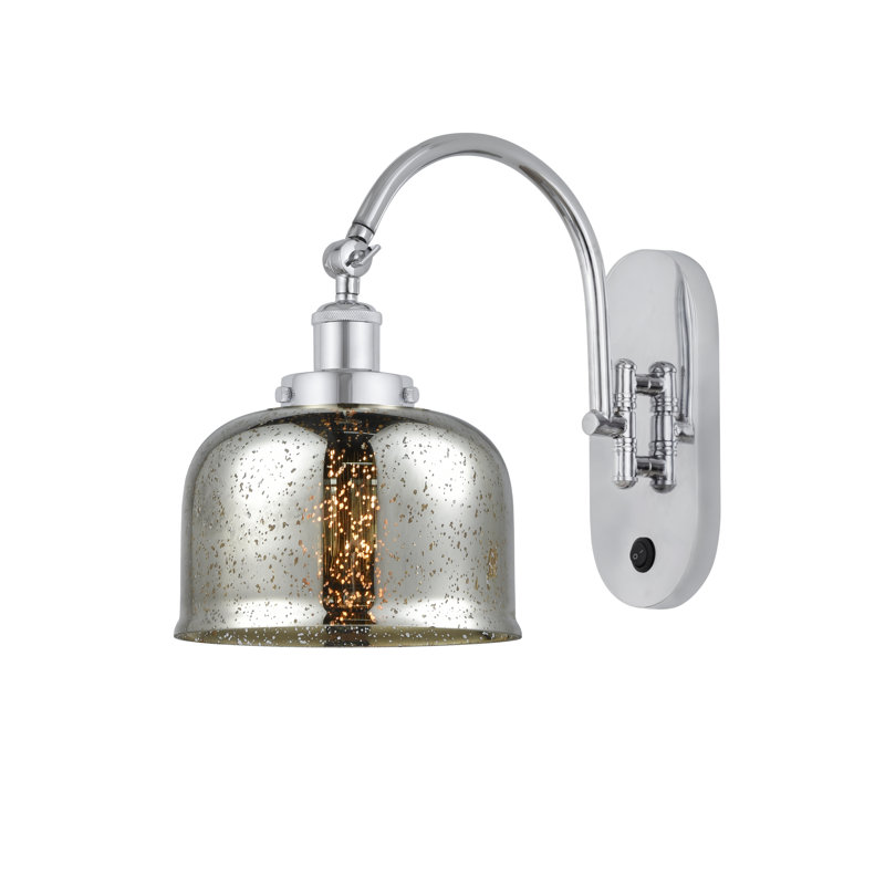 Shauna Swing Arm Sconce, LED, Polished Chrome