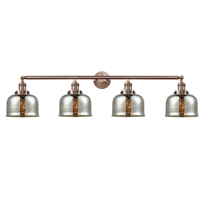 Éclairage pour salle de bain 4 lumières Alinea, Ampoule non incluse, Cuivre antique