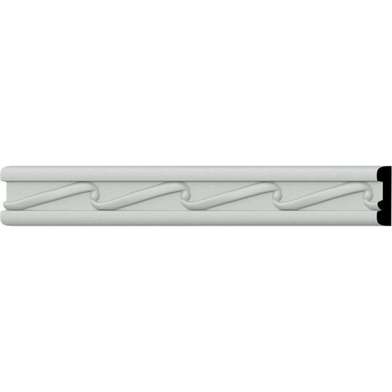 1 1/2"H x 3/8"P x 94 1/2"L, (2 1/8" Repeat), Ribbon Chair Rail (12-Pack)