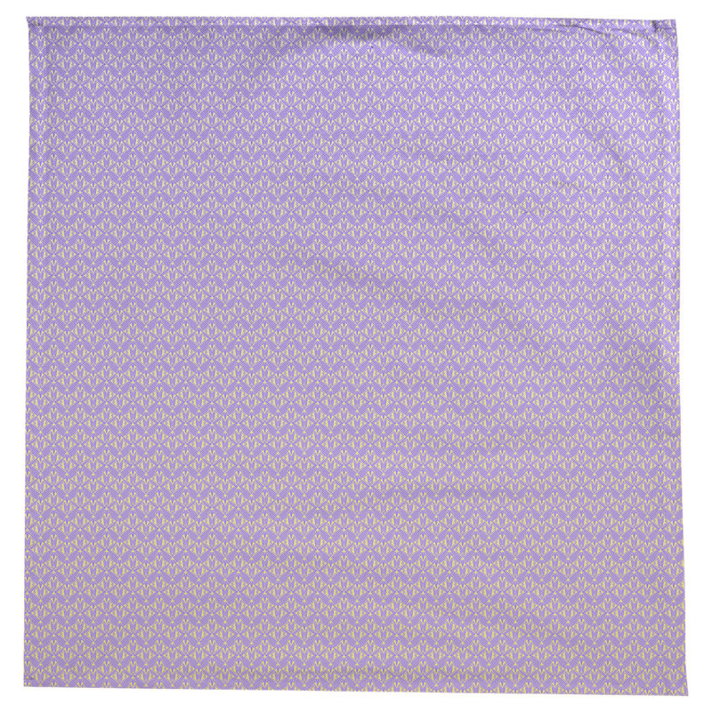 Nappe art déco Leffel, Mauve et jaune ombragé