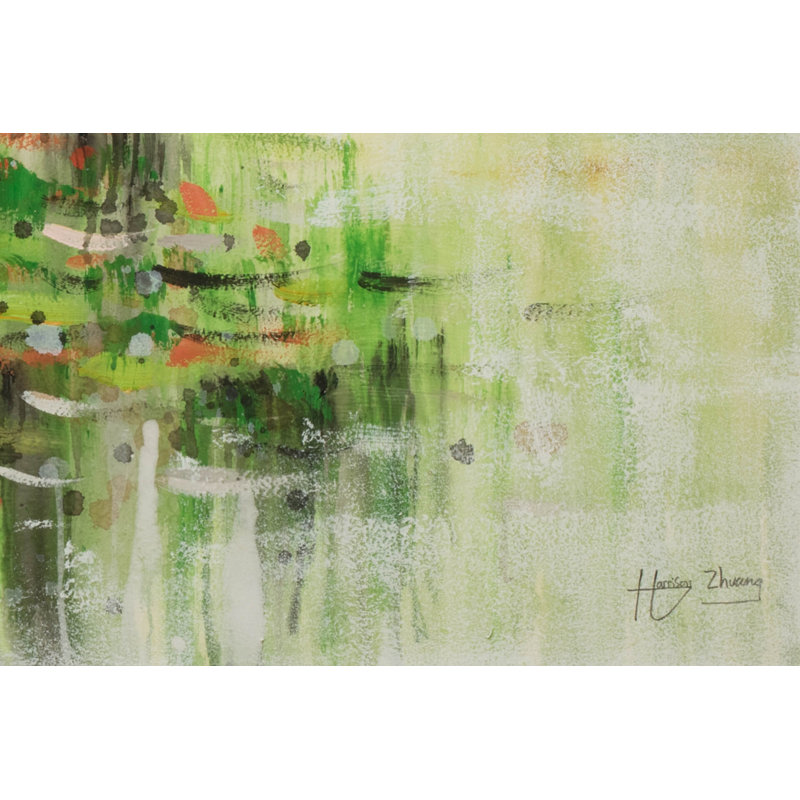 Water Lily Wishes Hand Painted Acrylic Painting