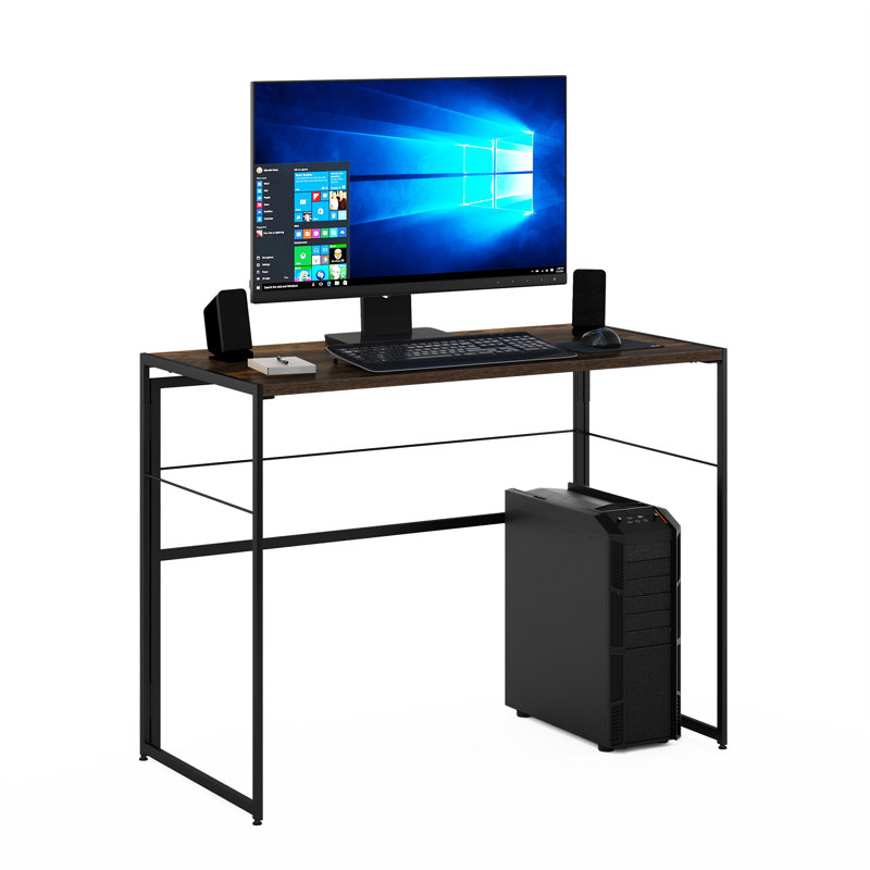 Bureau, Chêne rustique / Noir