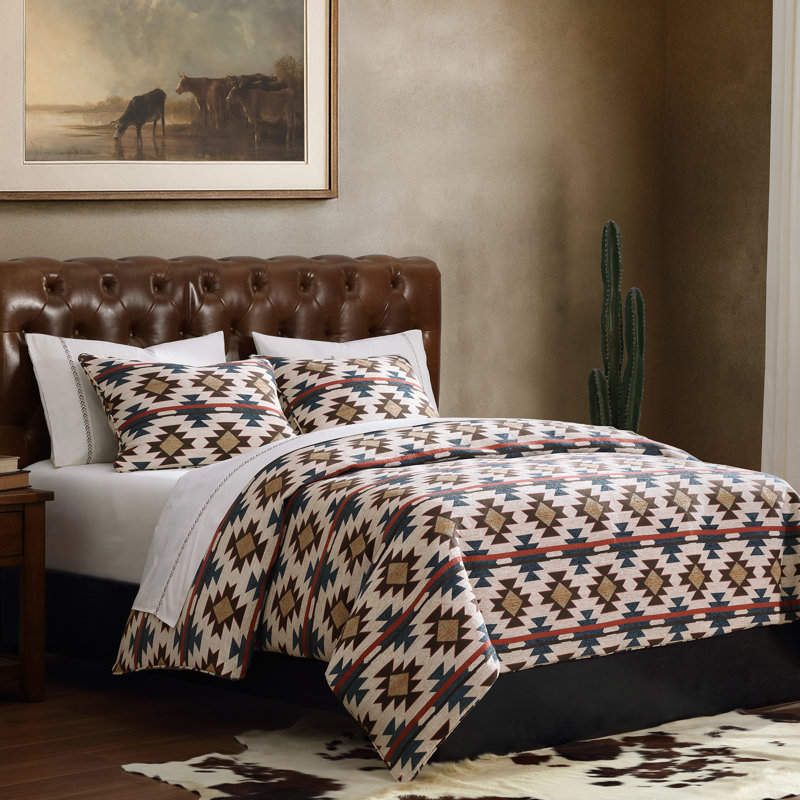 Ensemble d'édredon Tasha Polizzi Western Bedding, Édredon très grand + 2 taies décoratives