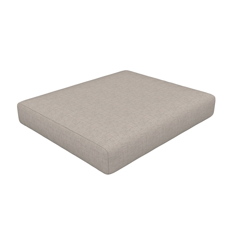 Coussin de siège d'extérieur 3,5 po Sunbrella®, Sunbrella tissu argenté