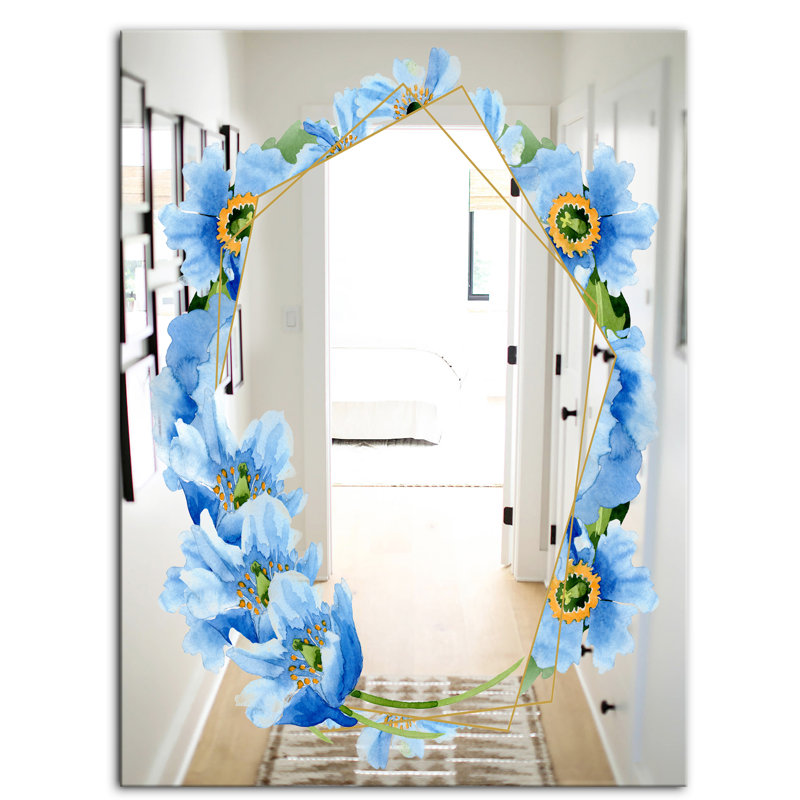 Miroir décoratif efflorescent, H 39,4 po x l 29,5 po