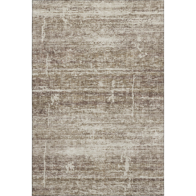 Premium Machine Washable Gerardo Brown Rug