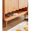 Armoire à chaussures en bois massif Nordic