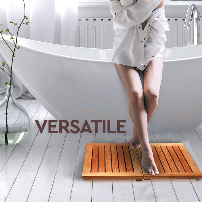 Natural Fiber Non-Slip Bath Rug