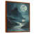 Toile avec cadre flottant brun