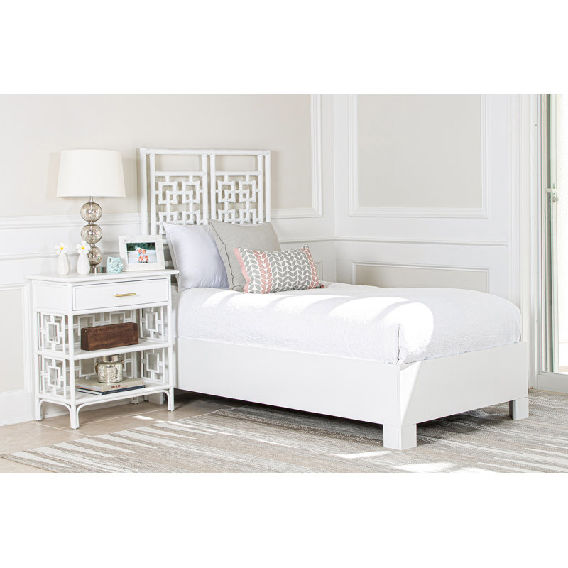 Palm Springs Open-Frame Headboard, Twin, White