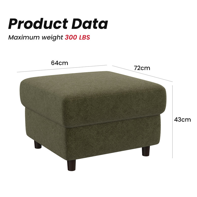 Ottoman, Green Teddy