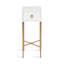 Metal and Wooden Drink Table with Storage-1130082828