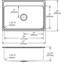 Évier de cuisine encastrable L 31 po x l 22 po Lustertone-934407137-934532411