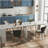 Multifunctional extendable console table