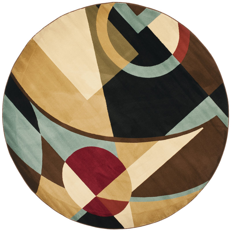 Bloem Porcello Performance Geometric Rug, Round 7'