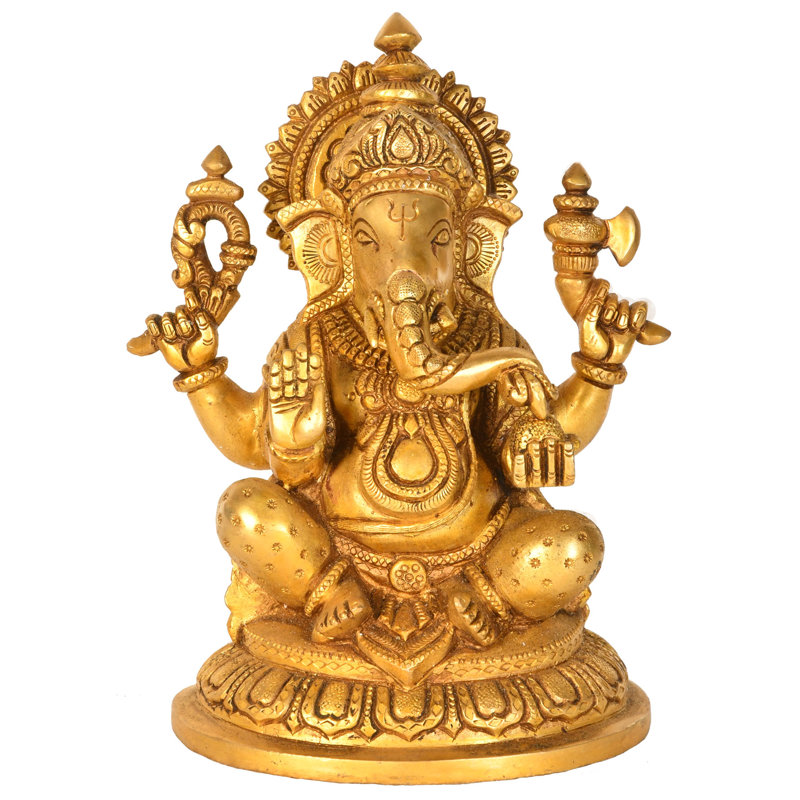Statue de seigneur assis Ganesha