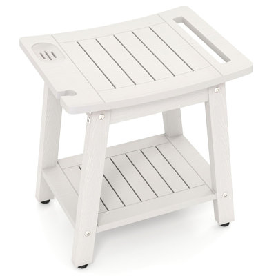   Shower Stool with Handle and Shower Head