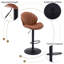 Agapito Upholstered Adjustable Height Counter Stool