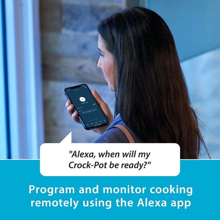 Crockpot™ 6-qt. Programmable Alexa-Enabled Slow Cooker