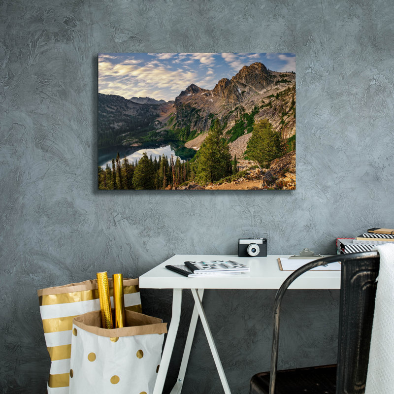 «Morning At Alpine Peak» par Rick Berk, art mural sur toile