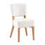 Ensemble de 2 chaises de salle à manger empilables et rembourrées avec pieds en métal couleur chêne-784842779-784842775