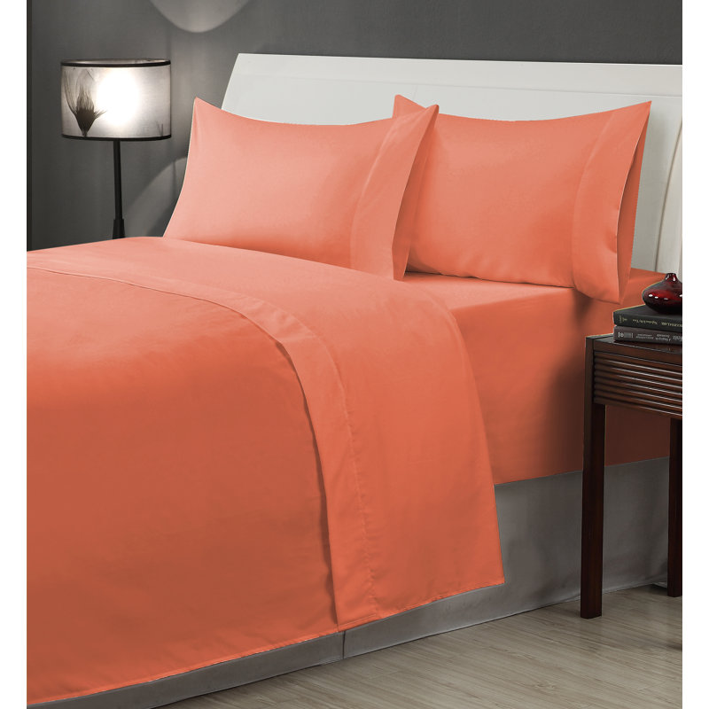 Billie-J Microfiber Sheet Set, Full, Porcelain Rose