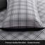 Microfiber Geometric Duvet Cover Set-126232004-126232002